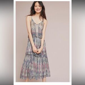 Meadow Rue by Anthropologie Josie tiered dress
